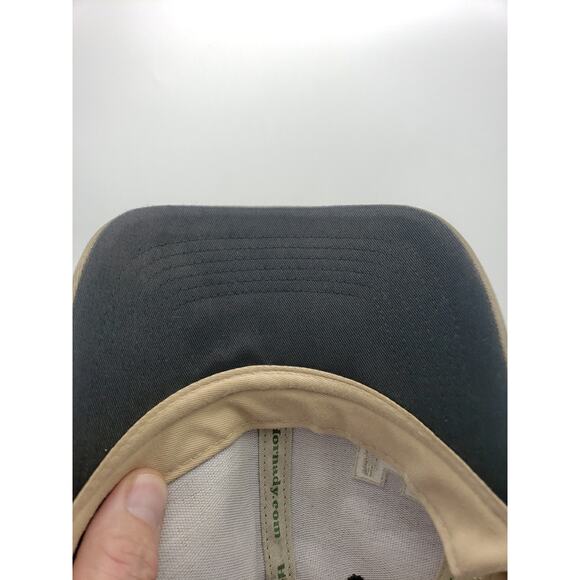 Hornady Logo 6-panel Snapback Truckers Hat Adjustable Reloading Cap Brown Beige - Picture 11 of 13